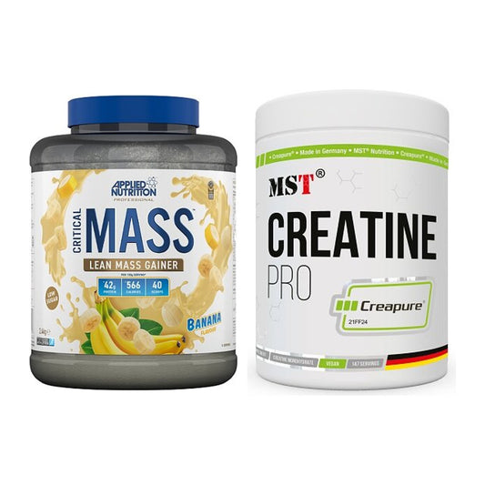 Masseaufbau-Set: Applied Critical Mass + MST Creatin Pro CREAPURE – alle enthaltenen Artikel