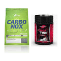 Masseaufbau-Set: Olimp Carbo Nox 1kg + CREASWISS Creatine 600 – alle enthaltenen Artikel