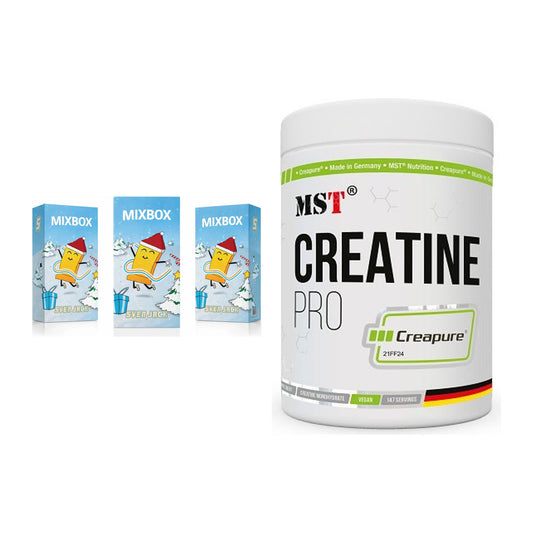 Masseaufbau-Set: Sven Jack MIXBOX 49x65g + MST Creatin Pro CREAPURE – alle enthaltenen Artikel