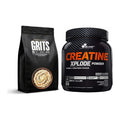 Masseaufbau-Set: Big Zone Grits + Olimp Creatine Xplode – alle enthaltenen Artikel