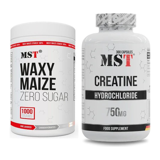 Masseaufbau-Set: MST WAXY MAIZE + MST Creatine HCL – alle enthaltenen Artikel