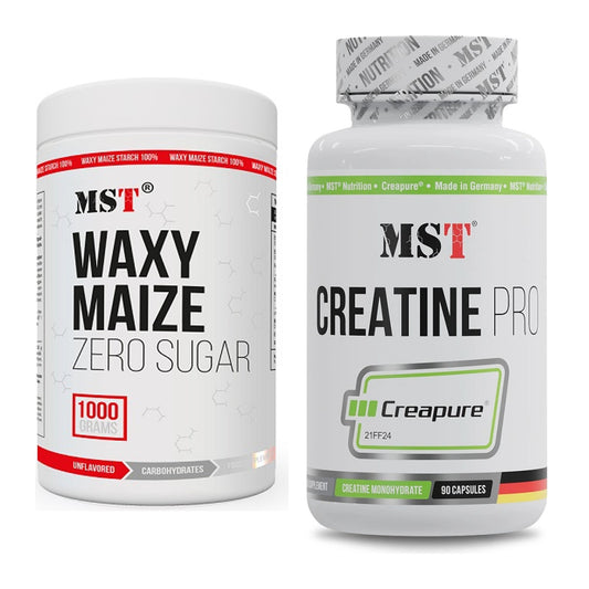 Masseaufbau-Set: MST WAXY MAIZE + MST Creatine Pro CREAPURE – alle enthaltenen Artikel