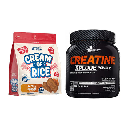 Masseaufbau-Set: Applied Nutrition Cream + Olimp Creatine Xplode – alle enthaltenen Artikel