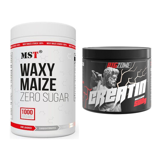 Masseaufbau-Set: MST WAXY MAIZE + Big Zone Creatin – alle enthaltenen Artikel