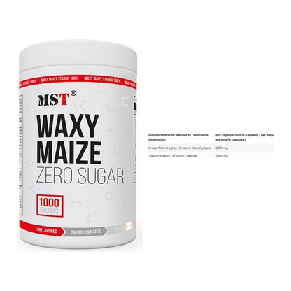 Masseaufbau-Set: MST WAXY MAIZE + INLEAD Creatine Monohydrate – alle enthaltenen Artikel