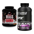 Masseaufbau-Set: MST Best Mass Gainer + EFX Kre-Alkalyn 3000 – alle enthaltenen Artikel