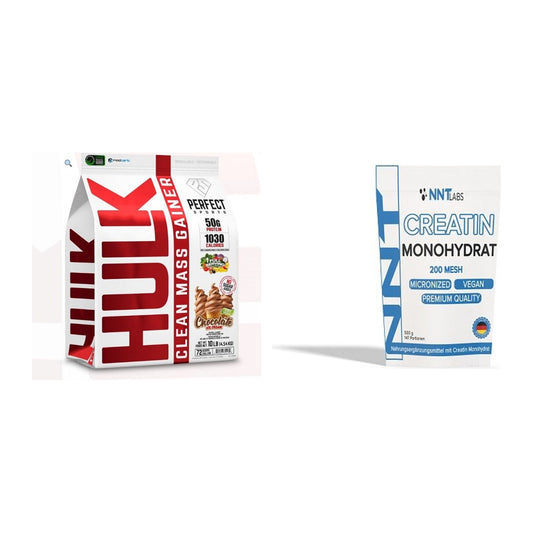 Masseaufbau-Set: Perfect Sports Hulk Clean + NNT Creatin Monohydrat – alle enthaltenen Artikel