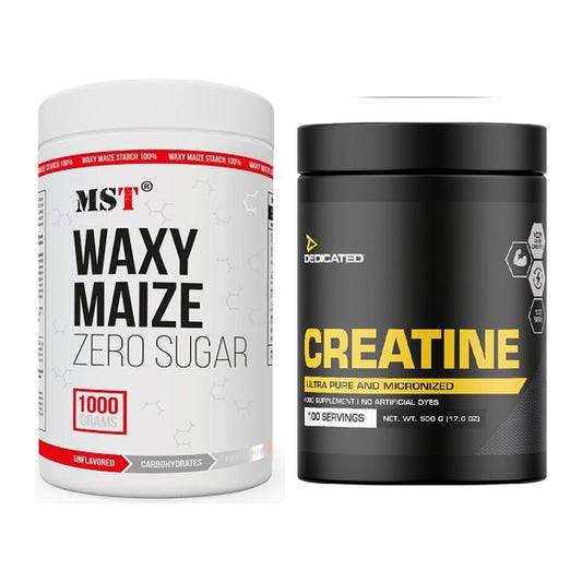 Masseaufbau-Set: MST WAXY MAIZE + Dedicated Creatine – alle enthaltenen Artikel