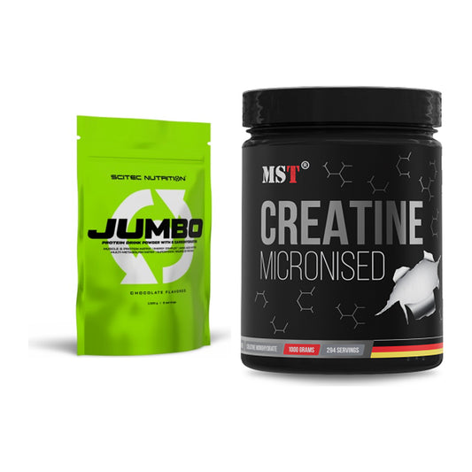 Masseaufbau-Set: Scitec Jumbo + MST Creatin Monohydrate – alle enthaltenen Artikel