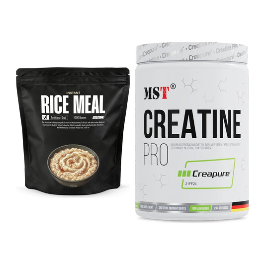 Masseaufbau-Set: Big Zone Instant Rice + MST Creatin Pro CREAPURE – alle enthaltenen Artikel
