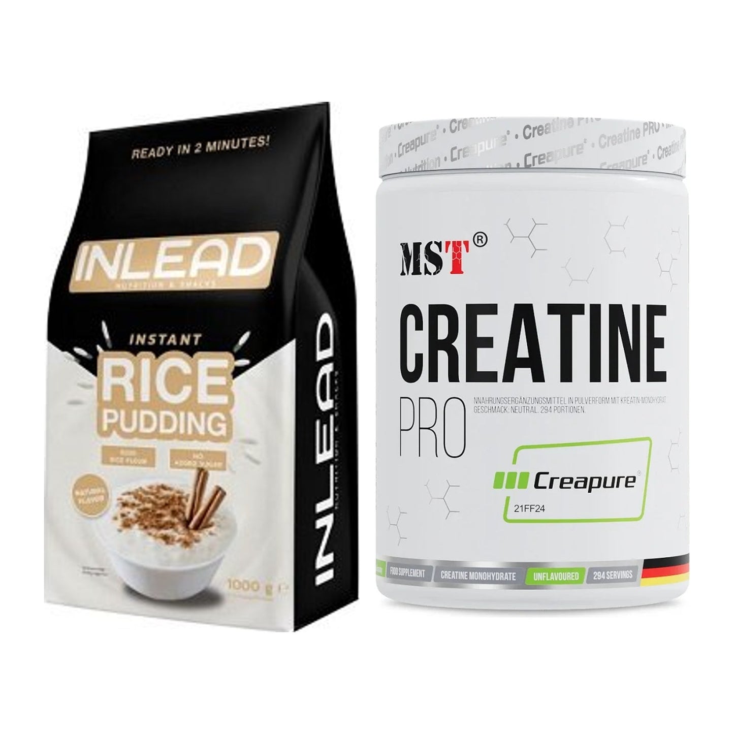 Masseaufbau-Set: INLEAD Instant Rice + MST Creatin Pro CREAPURE – alle enthaltenen Artikel