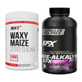 Masseaufbau-Set: MST WAXY MAIZE + EFX Kre-Alkalyn 3000 – alle enthaltenen Artikel