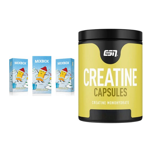 Masseaufbau-Set: Sven Jack MIXBOX 49x65g + ESN Ultrapure Creatine – alle enthaltenen Artikel
