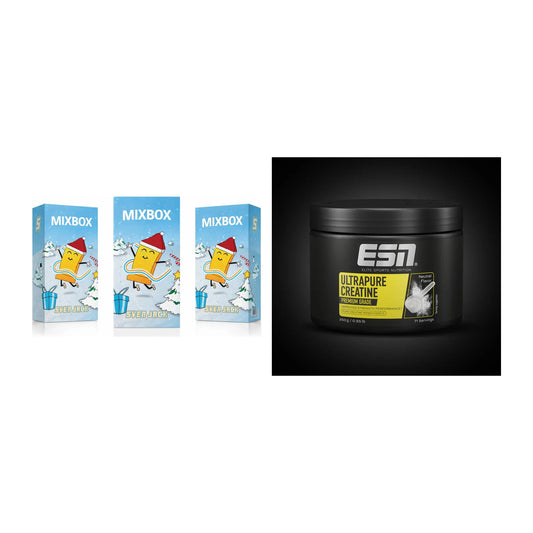 Masseaufbau-Set: Sven Jack MIXBOX 49x65g + ESN Ultrapure Creatine – alle enthaltenen Artikel