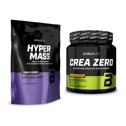 Masseaufbau-Set: BioTech Hyper Mass + BioTech Crea Zero – alle enthaltenen Artikel