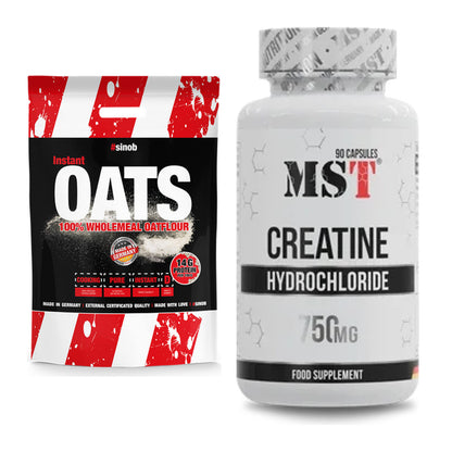 Masseaufbau-Set: Sinob Instant Oats + MST Creatin HCL – alle enthaltenen Artikel