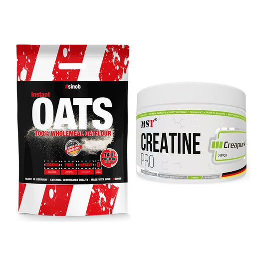 Masseaufbau-Set: Sinob Instant Oats + MST Creatin Pro CREAPURE – alle enthaltenen Artikel
