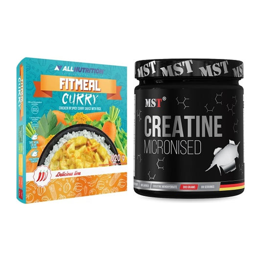 Masseaufbau-Set: Allnutrition Fitmeal + MST Creatin Monohydrate – alle enthaltenen Artikel