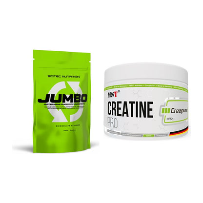 Masseaufbau-Set: Scitec Jumbo + MST Creatin Pro CREAPURE – alle enthaltenen Artikel
