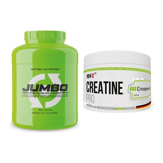 Masseaufbau-Set: Scitec Jumbo + MST Creatin Pro CREAPURE – alle enthaltenen Artikel