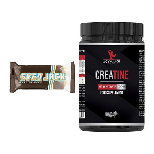 Masseaufbau-Set: Sven Jack (Energycake) 24 + #GYMJUICE Creatine – alle enthaltenen Artikel
