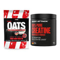 Masseaufbau-Set: Sinob Instant Oats + Body Attack 100% Pure Creatine – alle enthaltenen Artikel