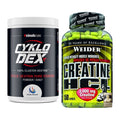 Masseaufbau-Set: Sinob Core CykloDex 1kg (Cluster + Weider Creatin HCL – alle enthaltenen Artikel