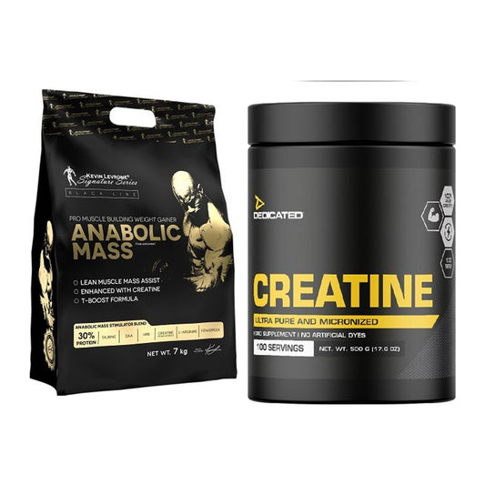 Masseaufbau-Set: Kevin Levrone Anabolic Mass + Dedicated Creatine – alle enthaltenen Artikel