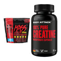 Masseaufbau-Set: Mutant Mass XXXTREME 2500 + Body Attack 100% Pure – alle enthaltenen Artikel