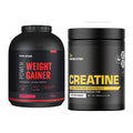 Masseaufbau-Set: Body Attack Power Weight Gainer + Dedicated Creatine – alle enthaltenen Artikel