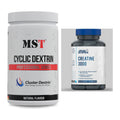 Masseaufbau-Set: MST Cluster Dextrin + Applied Nutrition Creatine 3000 – alle enthaltenen Artikel