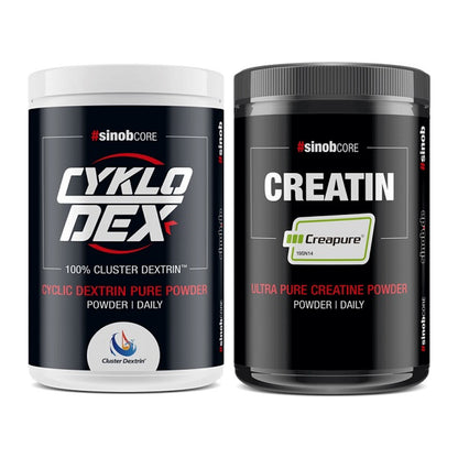 Masseaufbau-Set: Sinob Core CykloDex 1kg + Sinob Creatin CREAPURE – alle enthaltenen Artikel