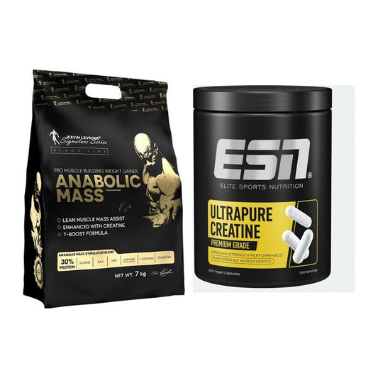 Masseaufbau-Set: Kevin Levrone Anabolic + ESN Ultrapure Creatine – alle enthaltenen Artikel