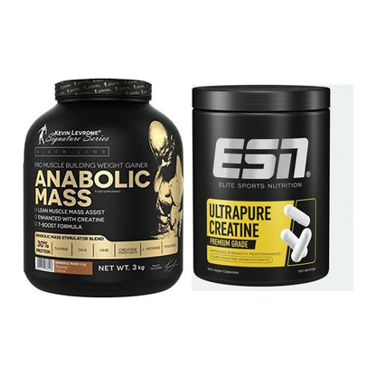 Masseaufbau-Set: Kevin Levrone Anabolic + ESN Ultrapure Creatine – alle enthaltenen Artikel