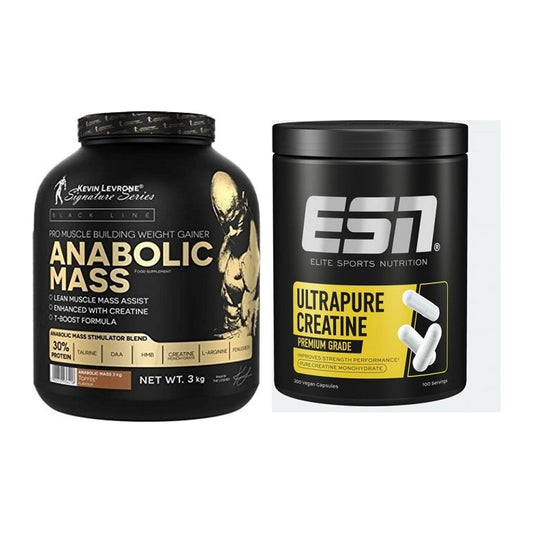 Masseaufbau-Set: Kevin Levrone Anabolic + ESN Ultrapure Creatine – alle enthaltenen Artikel