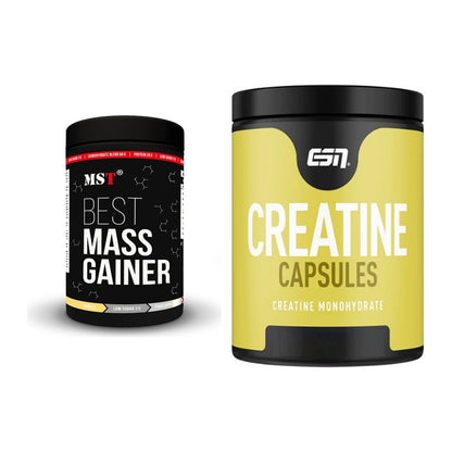 Masseaufbau-Set: MST Best Mass Gainer + ESN Ultrapure Creatine – alle enthaltenen Artikel