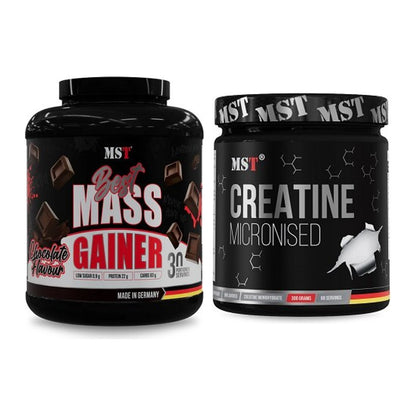 Masseaufbau-Set: MST Best Mass Gainer + MST Creatin Monohydrate – alle enthaltenen Artikel