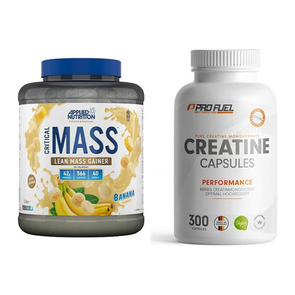 Masseaufbau-Set: Applied Critical Mass + ProFuel Creatine – alle enthaltenen Artikel