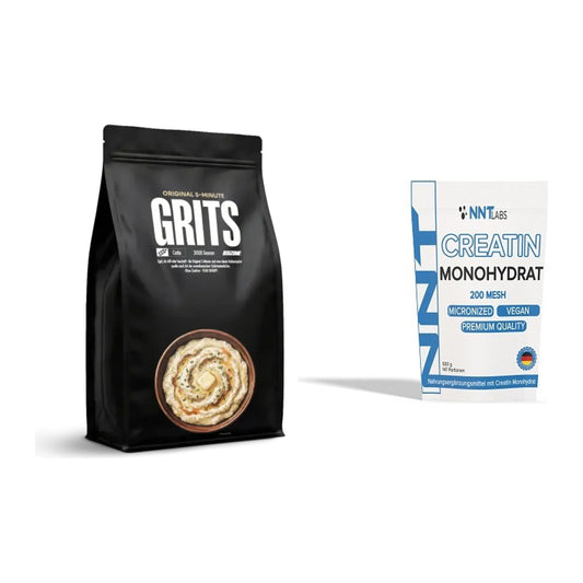 Masseaufbau-Set: Big Zone Grits (Maisgrieß) + NNT Creatin Monohydrat – alle enthaltenen Artikel