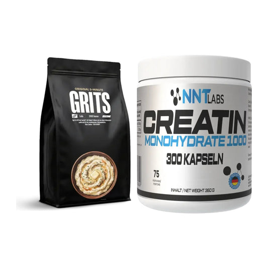 Masseaufbau-Set: Big Zone Grits (Maisgrieß) + NNT Creatin 1000 mg – alle enthaltenen Artikel