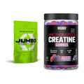 Masseaufbau-Set: Scitec Jumbo + Weider Micronized Creatine Gummies – alle enthaltenen Artikel