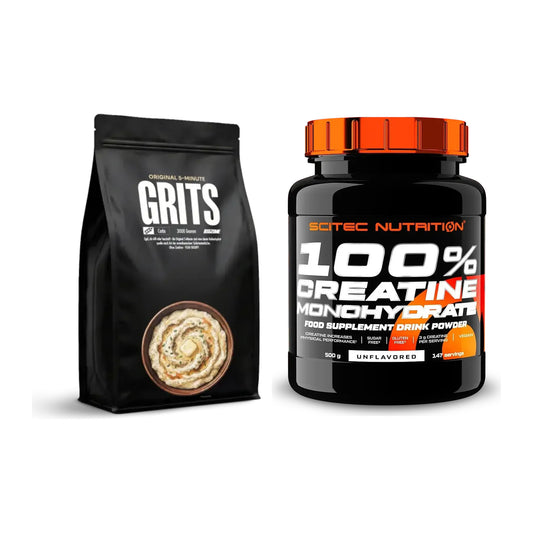 Masseaufbau-Set: Big Zone Grits + Scitec Creatine – alle enthaltenen Artikel