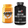 Masseaufbau-Set: Scitec Jumbo Hardcore1530g + MST Creatine Monohydrate – alle enthaltenen Artikel
