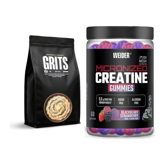 Masseaufbau-Set: Big Zone Grits + Weider Micronized – alle enthaltenen Artikel