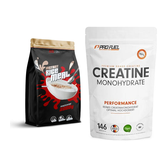 Masseaufbau-Set: Big Zone Rice Meal 3000g + ProFuel Creatine – alle enthaltenen Artikel