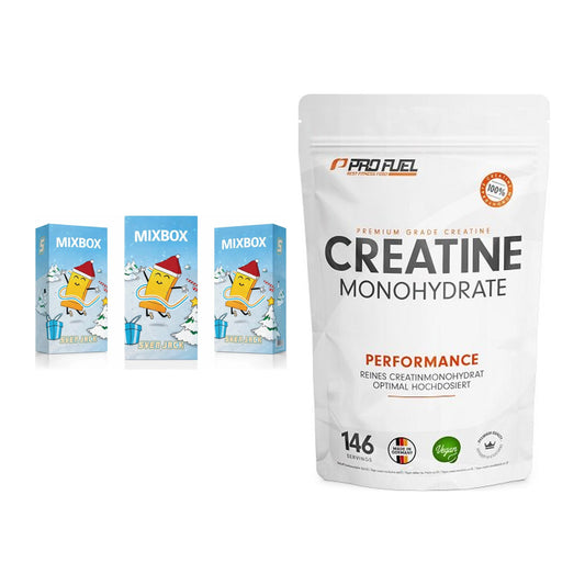 Masseaufbau-Set: Sven Jack MIXBOX 49x65g + ProFuel Creatine – alle enthaltenen Artikel