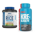 Masseaufbau-Set: Applied Nutrition Cream of Rice + Nutrend Kre-Alkalyn – alle enthaltenen Artikel