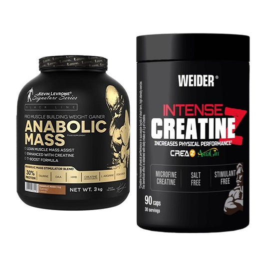Masseaufbau-Set: Kevin Levrone Anabolic + Weider Intense Pure – alle enthaltenen Artikel