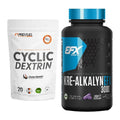 Masseaufbau-Set: ProFuel Cyclic Dextrin Cluster + EFX Kre-Alkalyn 3000 – alle enthaltenen Artikel