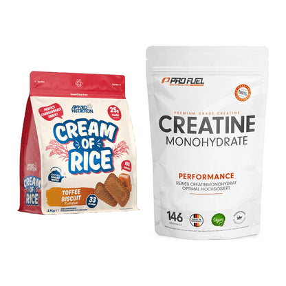 Masseaufbau-Set: Applied Nutrition Cream + ProFuel Creatine – alle enthaltenen Artikel